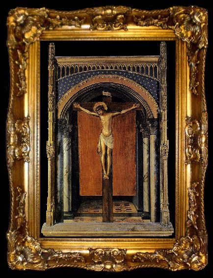 framed  Pedro Berruguete Christ on the Cross, ta009-2